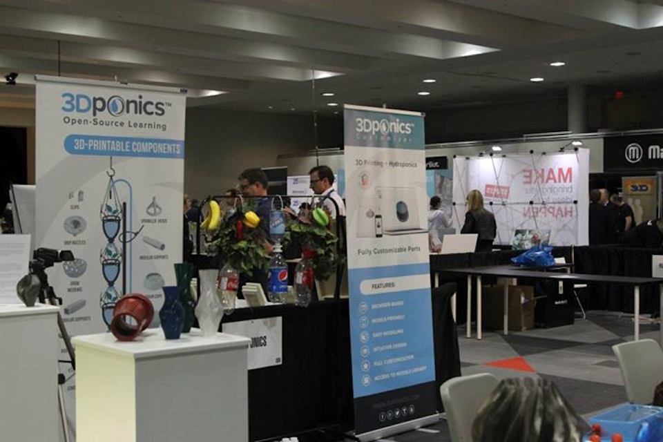 3Dponics Booth at 3D Print Design Show